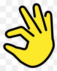 Pinching Hand Emoji - Clipart