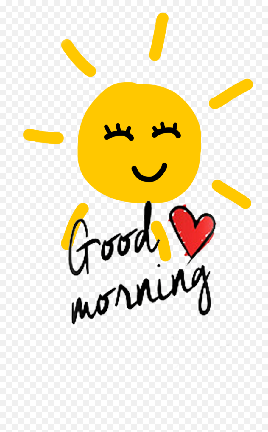 Goodmorning Sticker By Dilek Demir - Happy Emoji,Good Morning Emoji