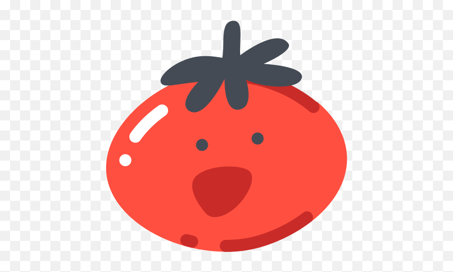 Tomato Vegetable Danger Freak Emoji - Dot,Tomato Emoji