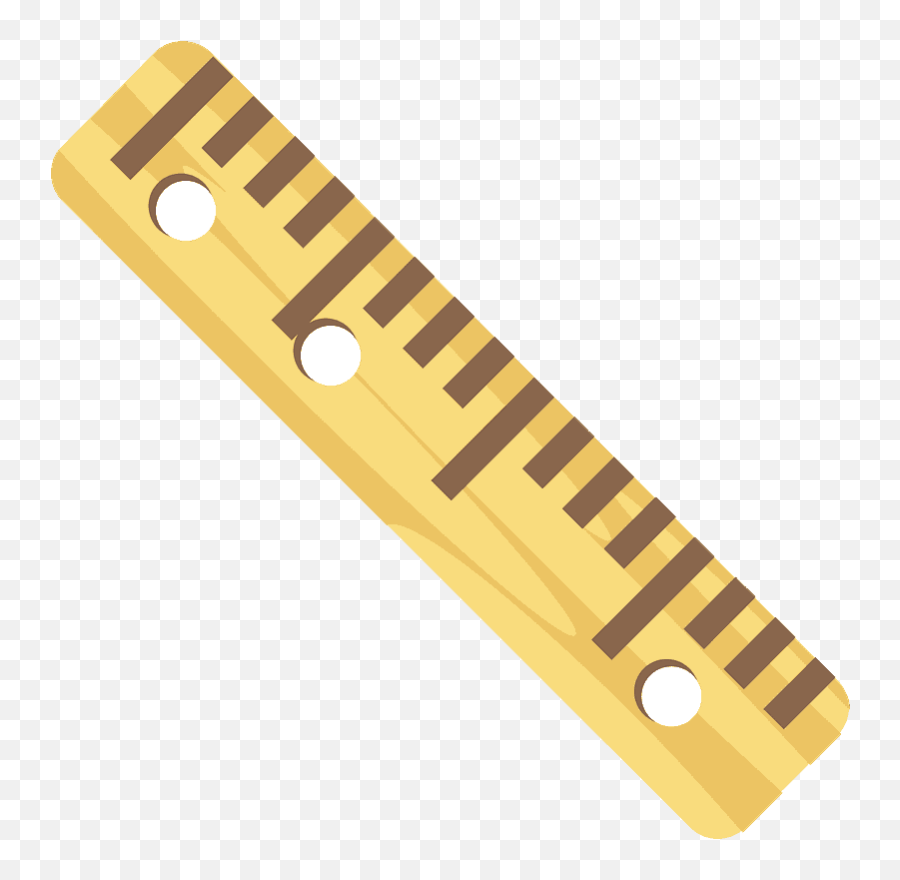 Straight Ruler Emoji Clipart - Ruler Emoji,Ruler Emoji