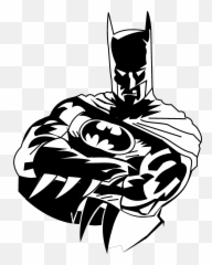 Black And White Batman Png u0026 Free Batmanpng - Logo Emoji