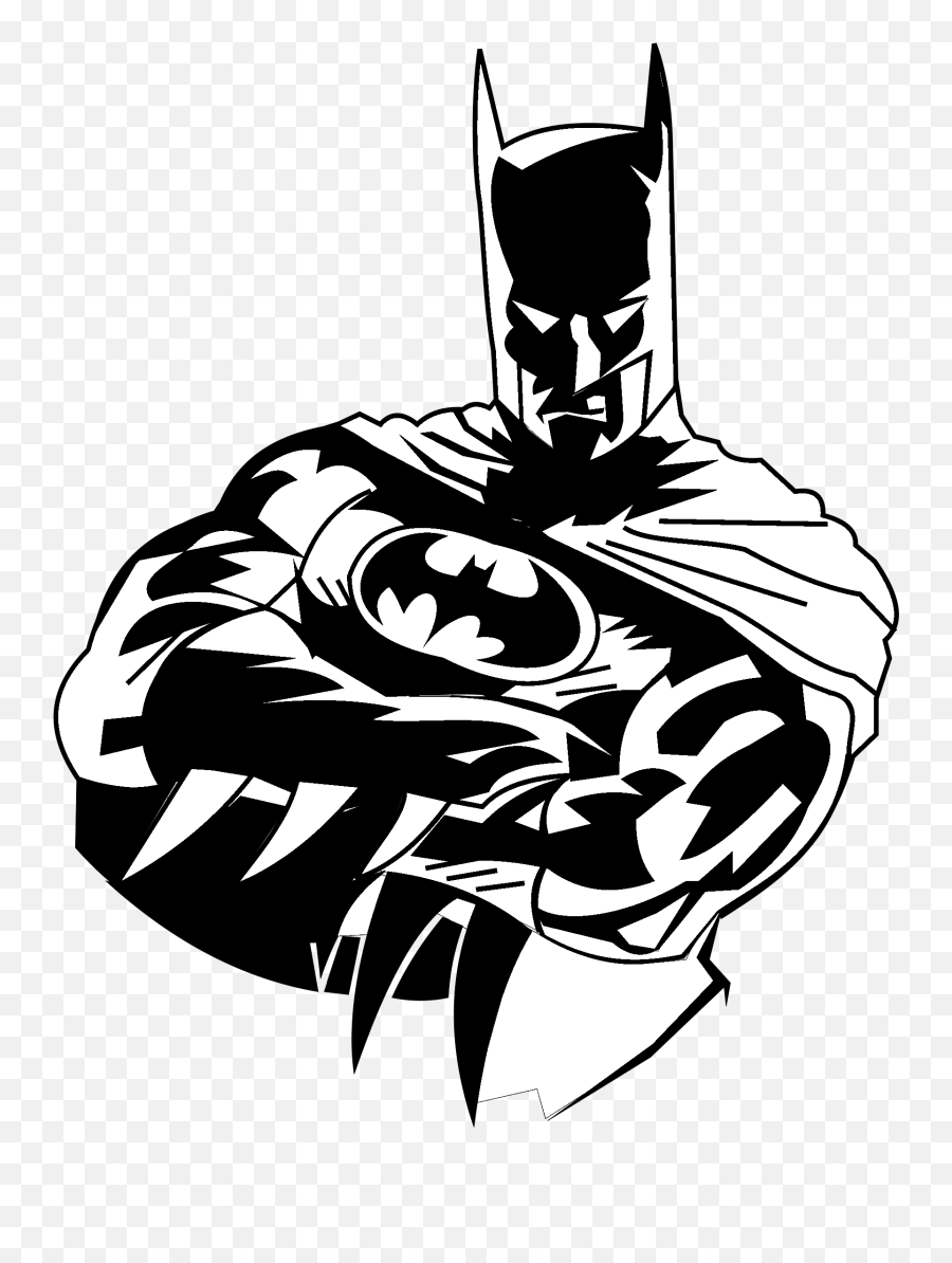 Black And White Batman Png U0026 Free Black And White Batmanpng - Black Batman Png Logo Emoji,Batman Emoji Iphone