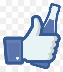 Facebook Like With Bottle Window - Big Emoji