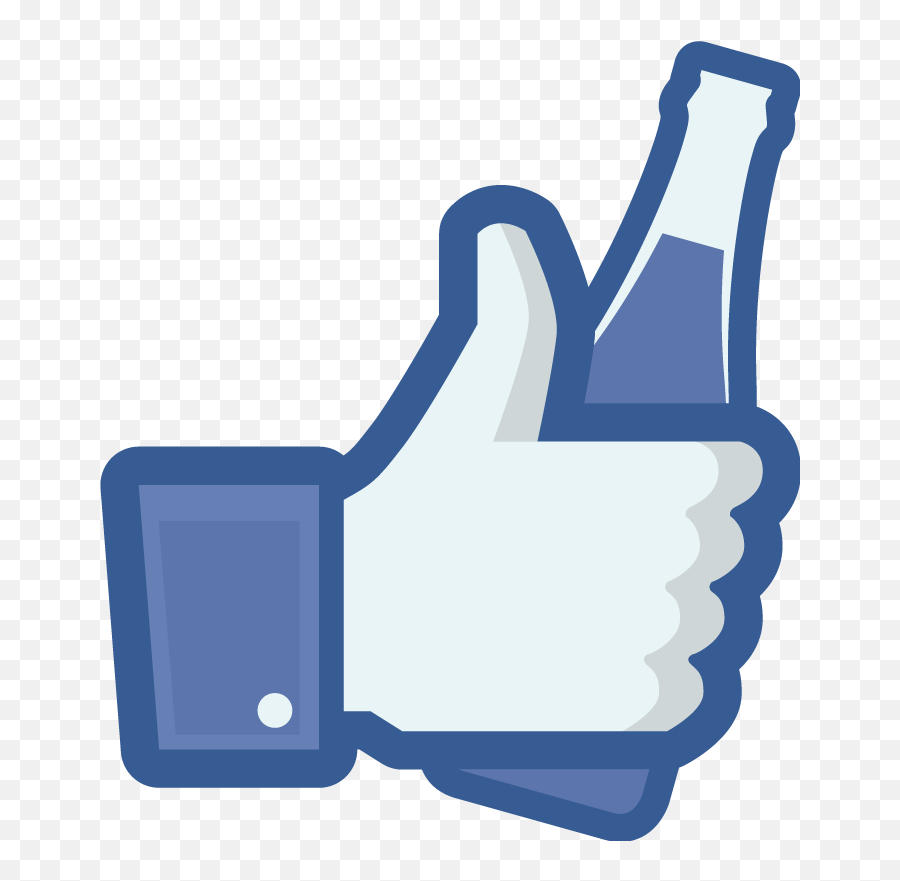 Facebook Like With Bottle Window - Facebook Big Emoji,How To Type Emoticons On Facebook