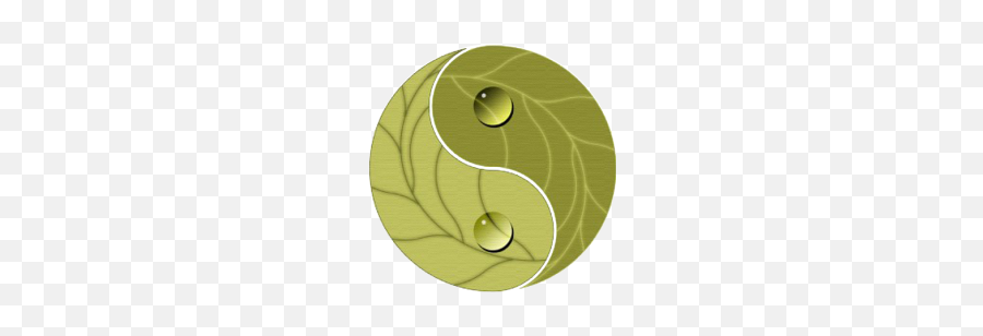 Wall Stickers Yin And Yang Green - Yin And Yang Emoji,Yin Yang Emoticon