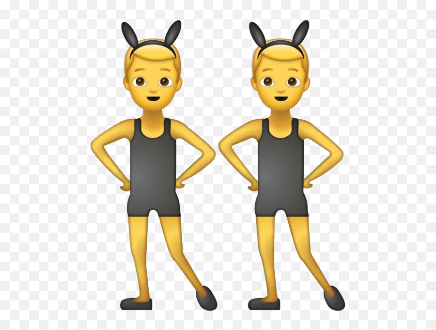 Men With Bunny Ears Emoji Download Iphone - Men With Bunny Ears Emoji,Arm Emoji