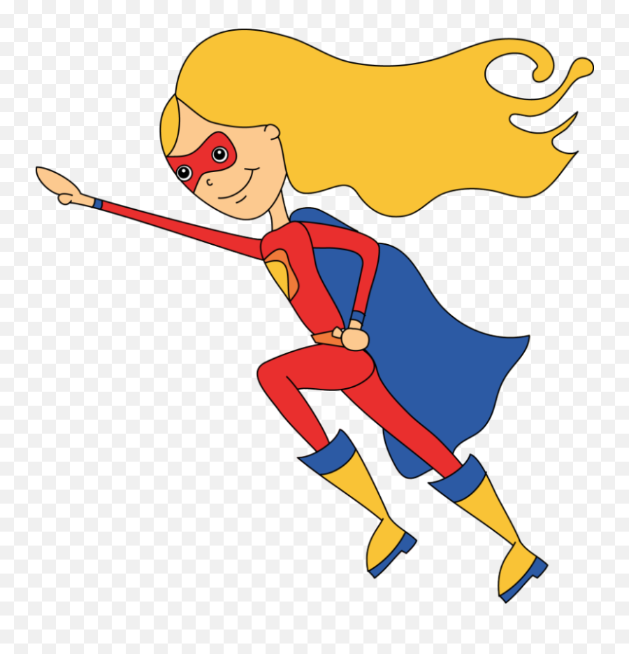 Superhero Clipart 3 - Super Hero Clip Art Png Emoji,Super Hero Emoji