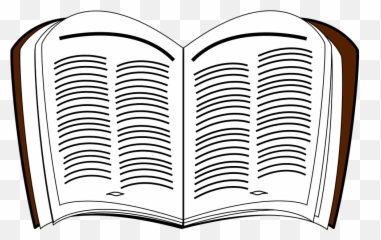 Free Book Page Vectors - Gambar Buku Terbuka Hitam Putih Emoji