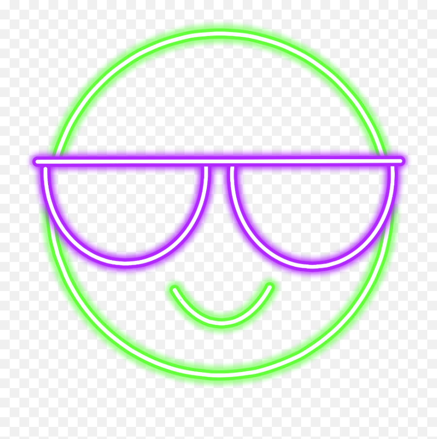 Neon Green Sticker Freetoedit Mimi Fte - Stickers Neon Png Emoji,Neon Emoji