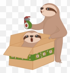 Send A Sloth - Cartoon Emoji,Sloth Emoji
