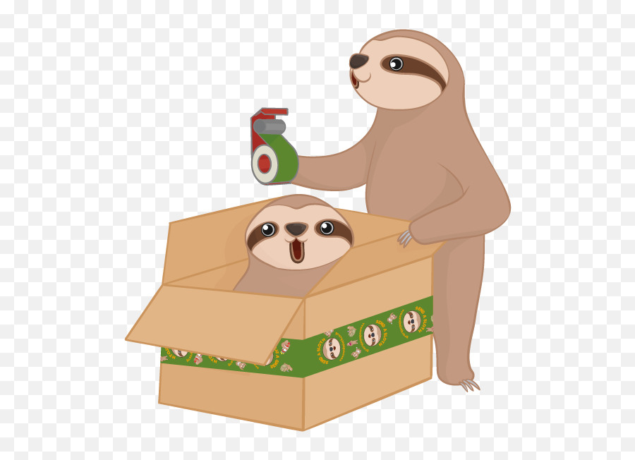 Send A Sloth - Cartoon Emoji,Sloth Emoji