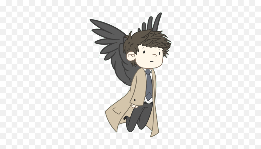 Mind Blowing Stickers For Android Ios - Supernatural Castiel Animated Emoji,Blowing Raspberry Emoji