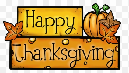 Happy Thanksgiving Text Clipart - Art Emoji