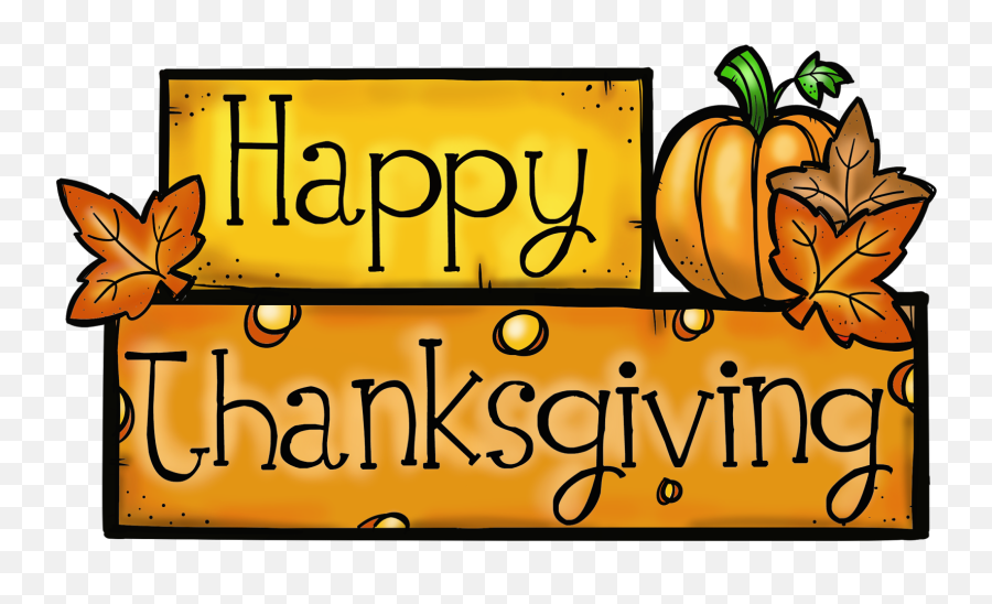 Happy Thanksgiving Text Clipart - Clip Art Emoji,Thanksgiving Emoticons Free