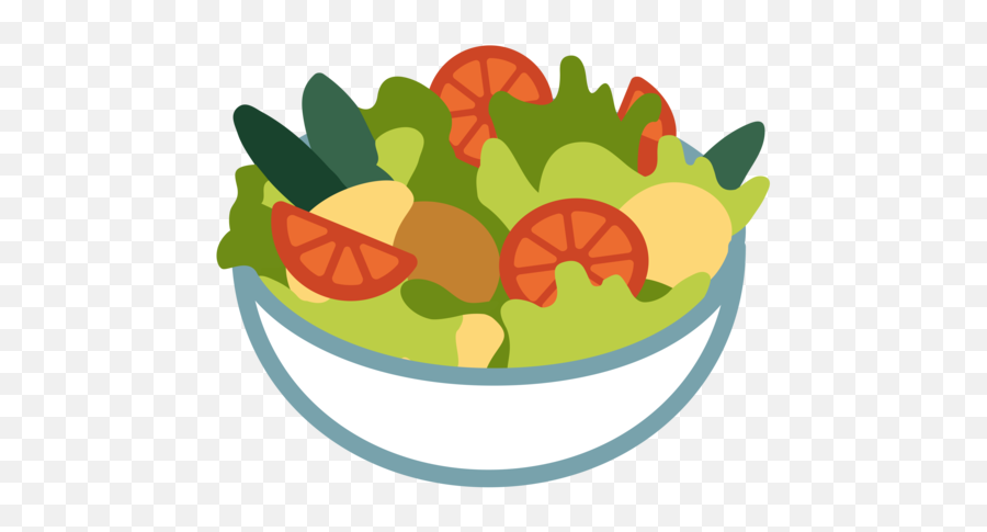 Green Salad Emoji - Salad Clipart Transparent Background,Lettuce Emoji