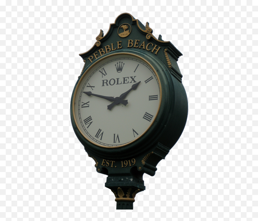 Clock Grandfather Rolex - Pebble Beach On Cannery Row Emoji,Roman Numeral Emoji