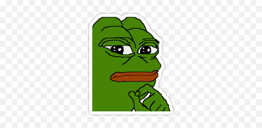 Pin - Meme Decal Roblox Emoji,Pepe Thinking Emoji