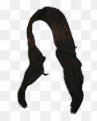 Women Hair Png Image - Long Black Transparent Background Emoji