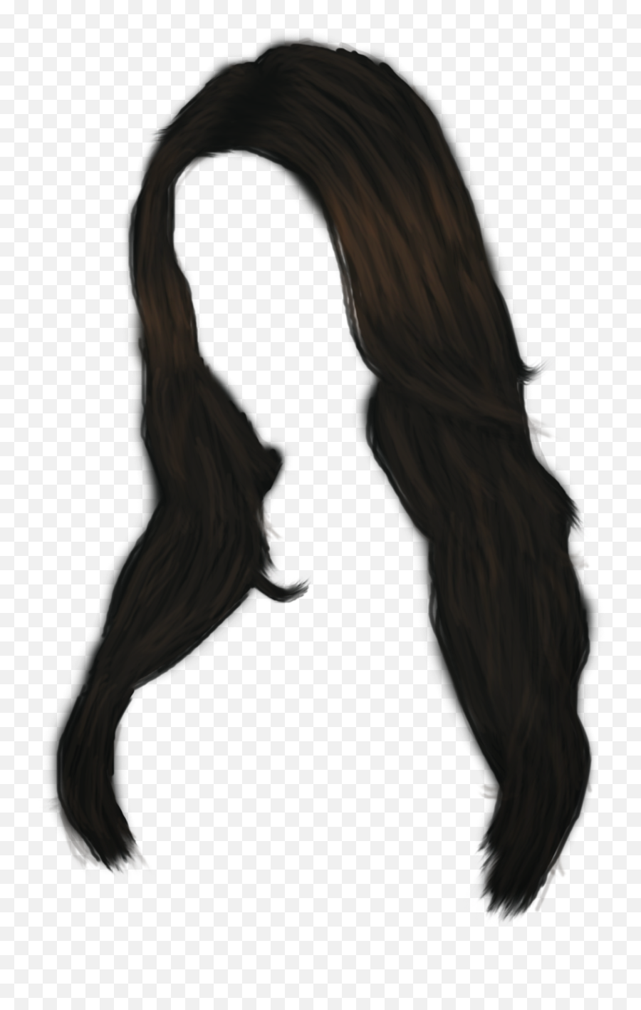 Women Hair Png Image - Long Black Hair Transparent Background Emoji,Black Emoji With Blonde Hair