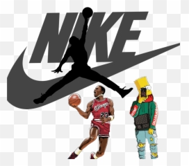 Basketball Nike Jordan Michealjordan - Transparent Background Logo Png Emoji