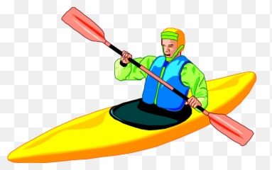 Cartoon Clipart Kayak Paddle - Png Emoji