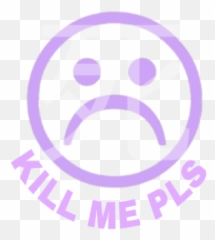 Kill Me Pls Adesivo - Smiley Emoji,Kill Emoji