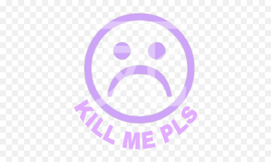 Kill Me Pls Adesivo - Smiley Emoji,Kill Emoji