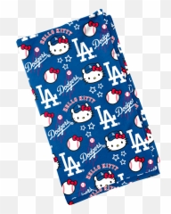 Hello Kitty blanket for Los Angeles Dodgers u003du003d - Night 2019 Emoji