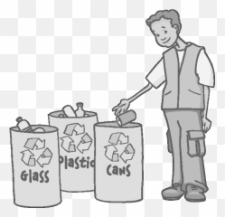 Proper Way Of Throwing Garbage Transparent Cartoon - Jingfm Emoji