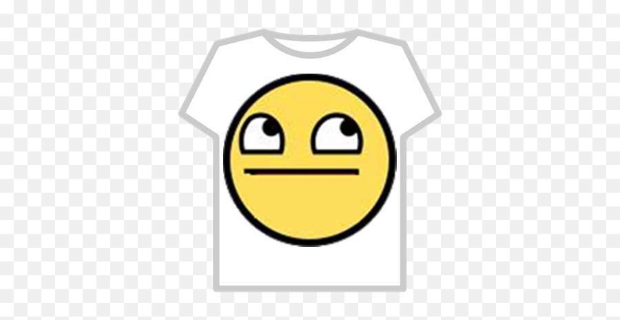Hmm Face - T Shirt Roblox Derp Emoji,Hmm Emoticon