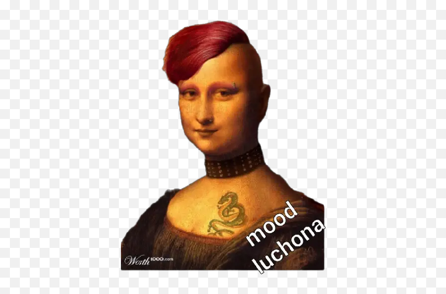 Mona Lisa Stickers For Whatsapp - Mona Liza Emoji,Mona Lisa Emoji