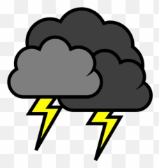 Clipart Storm Cloud - Emoji