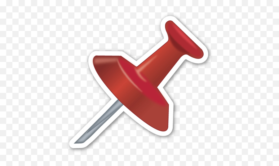 Pushpin - Pin Emoji Png,Red Cross Emoji