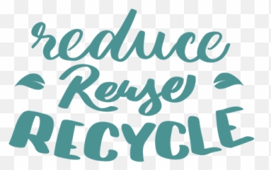 Reduce Reuse Recycle Lettering - Reduce Reuse Recycle Transparent Background Emoji,Recycle Emoji