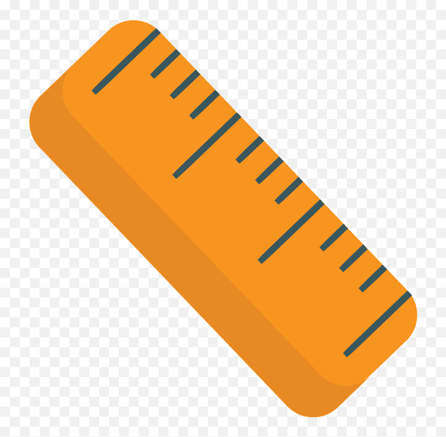 Straight Ruler Emoji Clipart - Ruler Emoji,Ruler Emoji