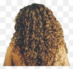 Long Curly Hair Sticker - Hairstyle Emoji
