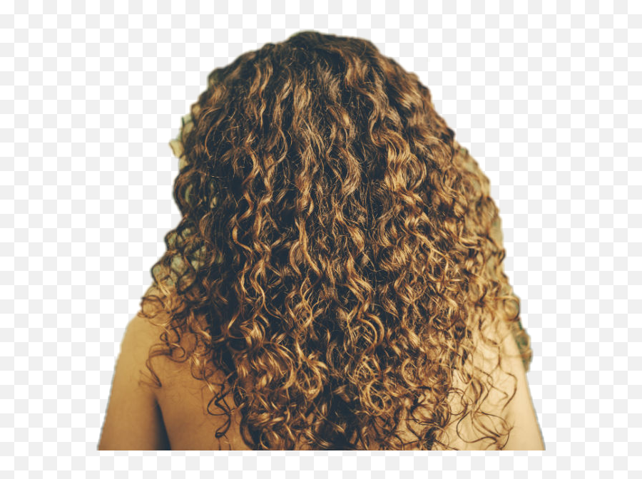Long Curly Hair Sticker - Hairstyle Emoji,Curly Hair Emoji