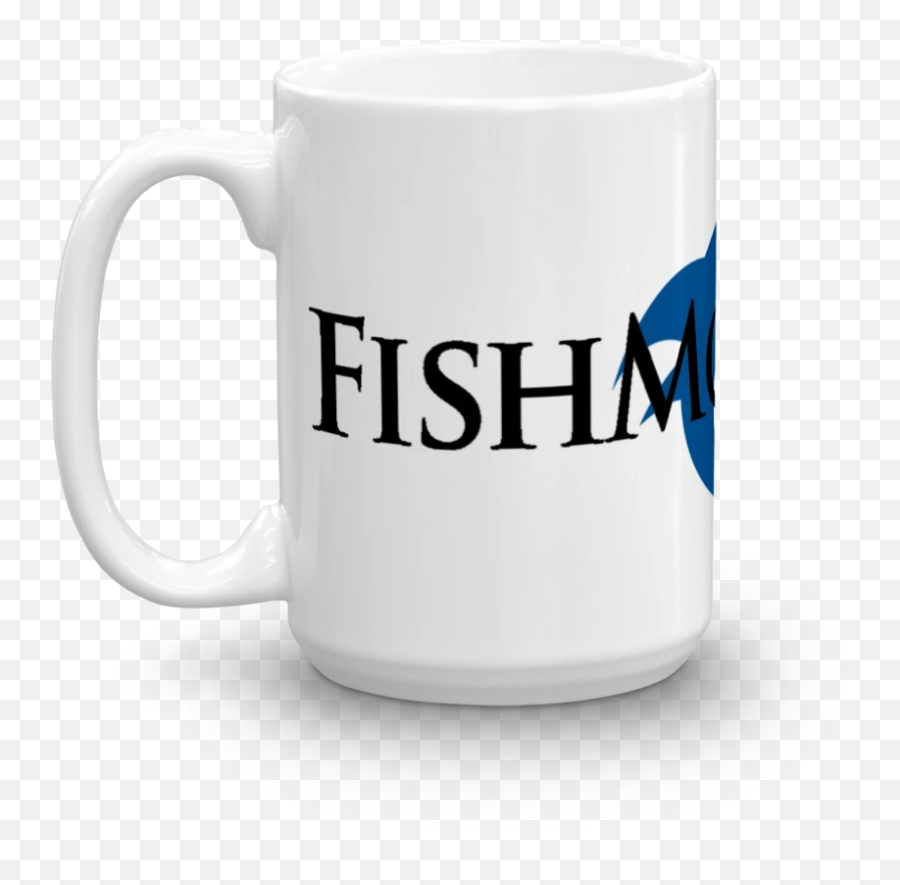 Fishmonster Logo Mug - Serveware Emoji,Emoji Mugs