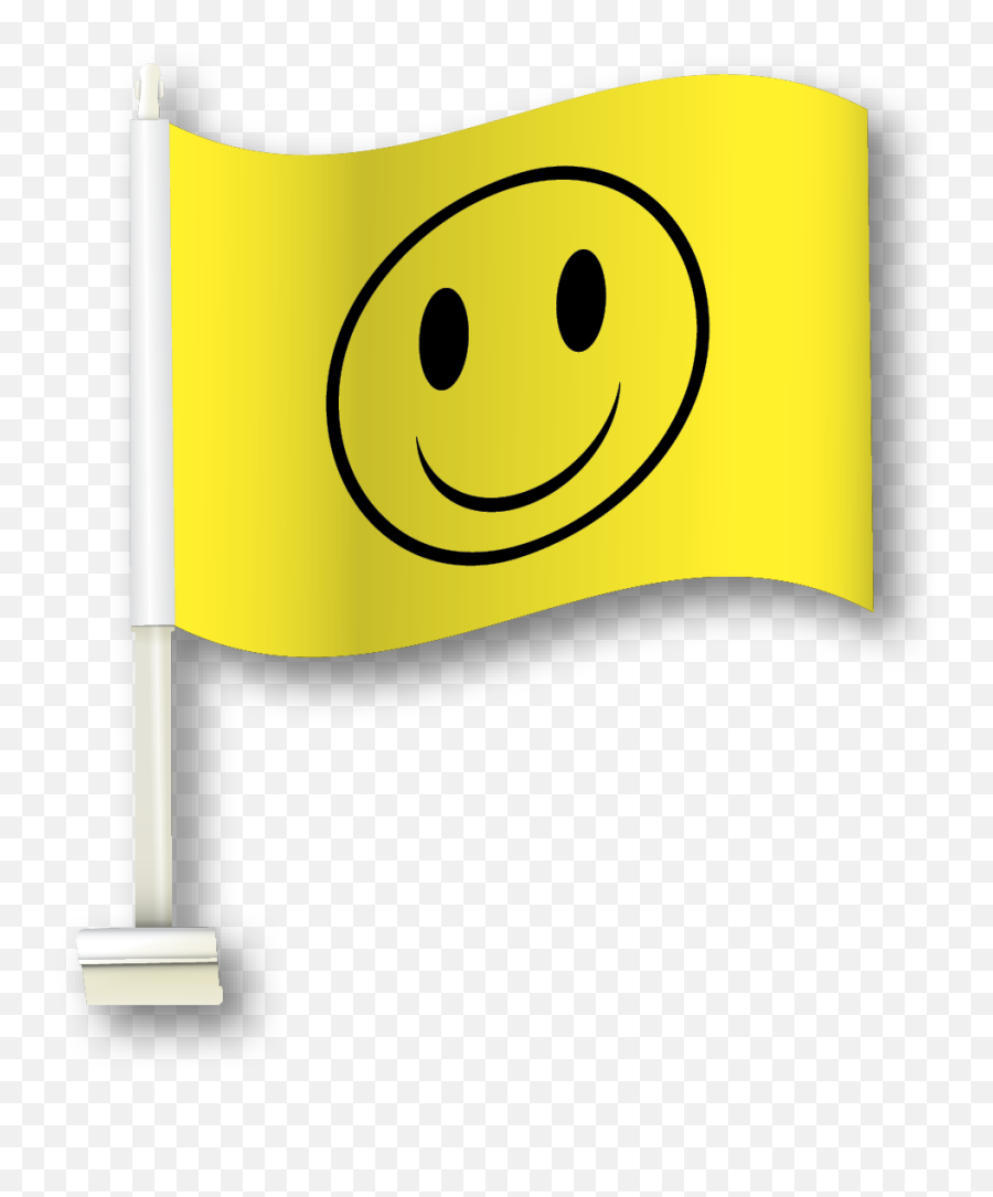 Clip - On Car Window Flag Lowes Inc Happy Emoji,Jeep Emoticon