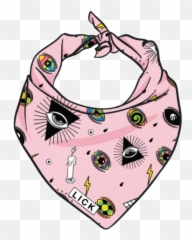 Limited Edition Dog Bandanas - Girly Emoji