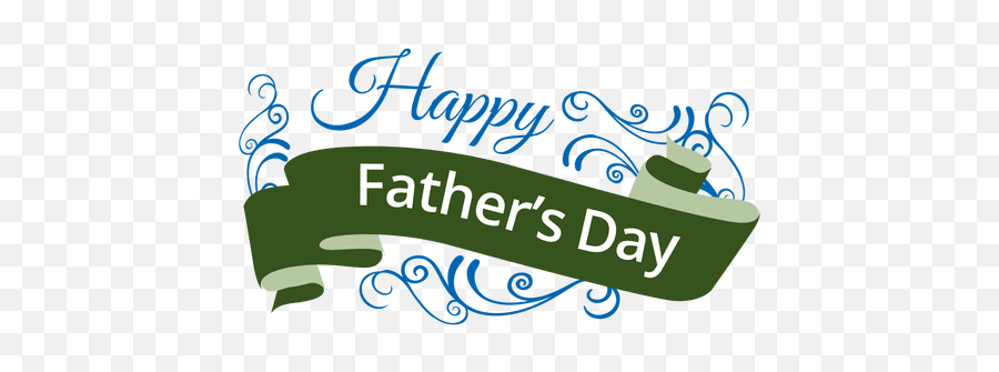 Fathers Day Ribbon Badge Png Image - Imagen De Cinta Del Día Del Padre Emoji,Fathers Day Emoji