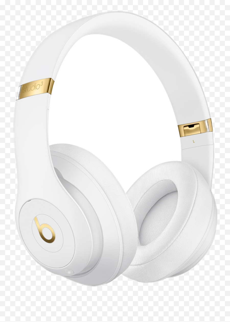 Headphones Beats Music White Aesthetic - Headphones Emoji,Headset Emoji