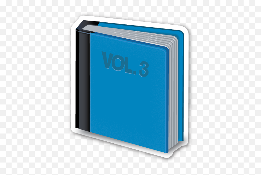 Blue Book - Book Emoji Sticker Png,Blue Emoji