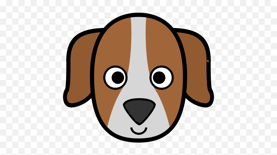 Free Dog Icon At Getdrawings - Cartoon Dog Head Emoji,Black Dog Emoji