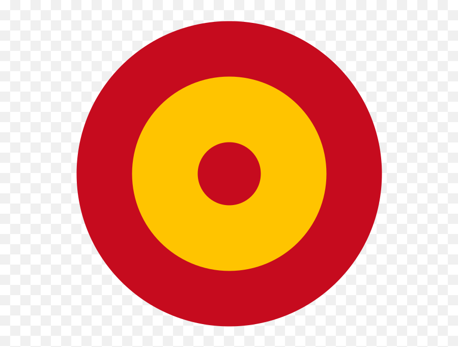 Roundel Of Spain - Spanish Air Force Roundel Emoji,Spain Flag Emoji