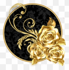 Lava Rose Golden Live Wallpaper - Golden Rose Wallpaper Hd Emoji,Lava Emoji