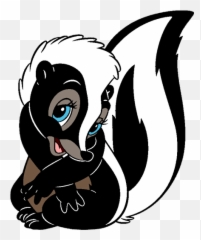 Bambi Clip Art Disney Flower The Skunk - Flower Bambi Emoji,Skunk Emoji