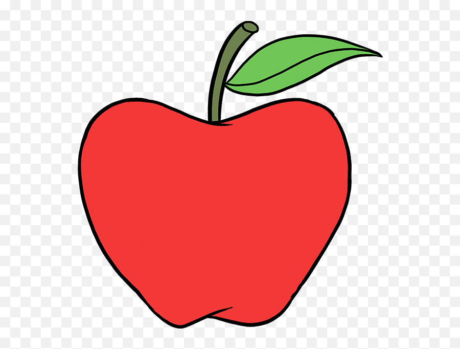 How To Draw Apple - Easy To Draw Apples Emoji,John Appleseed Emoji
