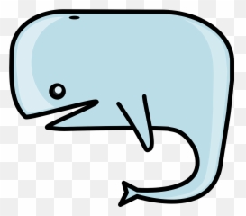 Whale Animal Sea Mammal Tail - Clip Art Emoji