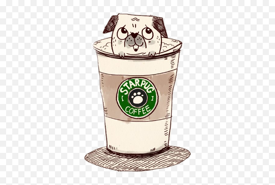 Cutedog Cutepets Doggie Dog Pets - Drawing Emoji,Coffee Dog Emoji